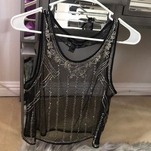BALMAIN INSPIRED tank. WORN ONCE